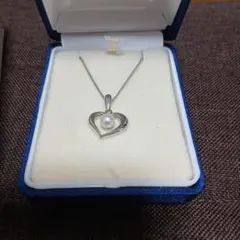 MIKIMOTO ミキモト パール ハート ネックレスのサムネイル