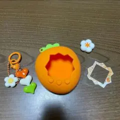 たまごっちパラダイス ケース シリコンカバー いちご オレンジ【G200】