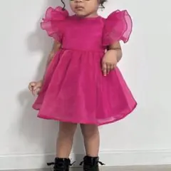 ベビードレス　誕生日ドレス