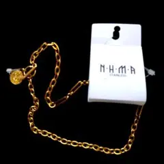 NHMA ステンレス ゴールドチェーンネックレス