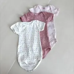 プチバトー 半袖肌着３点セット