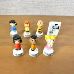 N697 7個 フェーブ スヌーピー キャラクター 雑貨 アメトイ レア 可愛いのサムネイル