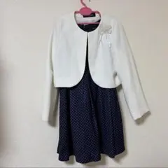 女の子　フォーマルワンピース　130 入学式　卒業式　卒園式　卒服