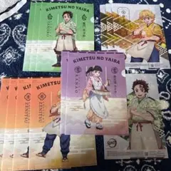 鬼滅の刃　クリアファイル3種類　クリアシート2種類　セブンイレブン