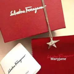 FERRGAMO フェラガモ ネックレス ラインストーン 星 新品のサムネイル