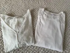 GUまとめ売り レースカーディガン シアーT ホワイト系