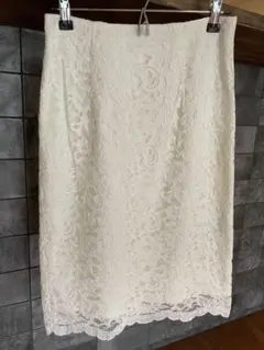 【ナチュラルビューティーベーシック】レースタイトスカート