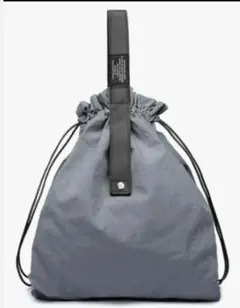 GUSCIO グレー トートバッグ ドローストリング　ユニセックス