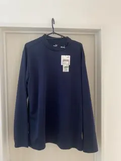 【新品タグ付け】プーマ 長袖Tシャツ ネイビー　ゴルフ　X X Lサイズ