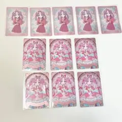 キュアミスティック　小林みくる　名探偵プリキュア　キラキラカード　バトンタッチ