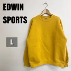 【美品】EDWIN SPORTS トレーナー イエロー メンズ L アメリカ製のサムネイル