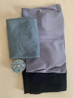 LAVAヨガウェア上下S（水色トップスand黒ズボン） /ヨガラグ/バーム