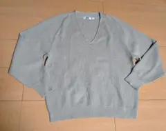 UNIQLO U ベージュ Vネックセーター S