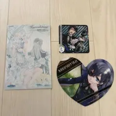 黒執事 アニメイト特典 ハート型しおり ミニコースター 他 シエル セバスチャン
