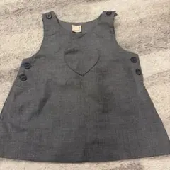 petit main グレー ワンピース 80