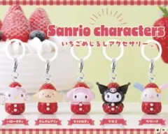 朝*︎様 サンリオ いちごめじるしアクセサリー 5点セット