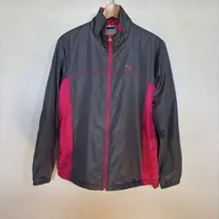 美品　プーマ　裏起毛　ナイロンジャケット　L