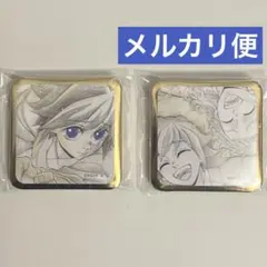 鬼滅の刃 冨岡義勇 スクエア缶バッジ お楽しみくじ ダイニング 柱稽古編　２個