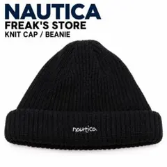 【 NAUTICA 】 ニットキャップ ビーニー ブラック