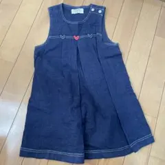 fdash ファミリア　デニムワンピース　110cm