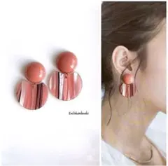 【No.105】ハンドメイド　ピアス　イヤリング　大人可愛い　上品　プチプラ