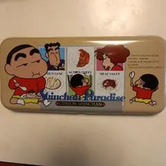 レトロ　クレヨンしんちゃん 缶ペンケースのサムネイル