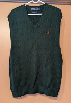 Polo by Ralph Lauren ダークグリーン ベスト L