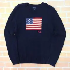 MY様専用　ポロラルフローレン　コットンニットセーター　XL （赤4）