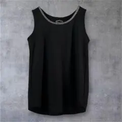 GLOBAL WORK Beau-tee ラメタンク 黒 Mのサムネイル