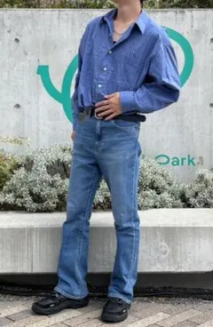 TOMMYHILFIGERコットン100%ビンテージ長袖チェックシャツ