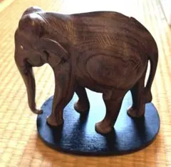 象 木彫り 置き物
