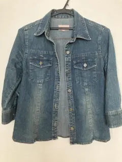 デニムジャケット　7分袖