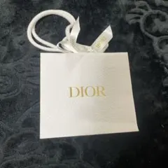 Dior ホワイト 紙袋 小型 リボン付き