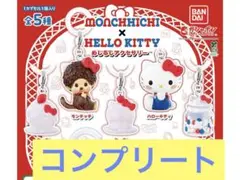 y*m様 モンチッチ × ハローキティ めじるしアクセサリー 全5種　コンプリー