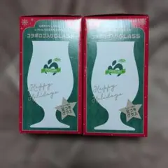 ミセス 淡麗グリーンラベル コラボロゴ入りグラス キリン 足つきグラス