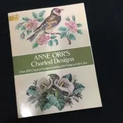 Needlework 洋書　Charted designs 刺繍　図案集　花　鳥