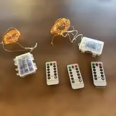 イルミネーションライト　電池式　２個セット
