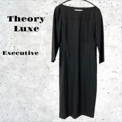 セオリーリュクス　エグゼクティブ　ブラックワンピース　38