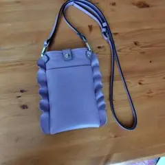 RIPANI 薄紫 フリルショルダーポーチのサムネイル