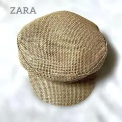 ZARA ストローハンチング 麦わら S-Mのサムネイル