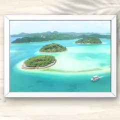 風景写真家 山口博之 額装写真 「石垣島・川平湾」 風景写真家 山口博之 額装写真 「石垣島・川平湾」 - メルカリ