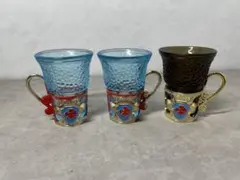 ヴィンテージ ミニグラス 3点セット JAPAN ガラス ショットグラス