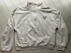 GAP KIDS ハーフジップ トレーナー ハートロゴ L(10)のサムネイル