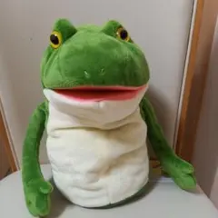 新品　おとぼけ　ケロピョン　ハンドパペット