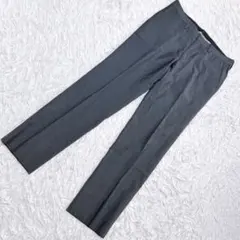 【極美品】EPOCA UOMO（44）スラックス 毛 スラックスワイド リブ