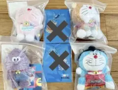 日本限定 100%ドラえもん &フレンズ展 キーチェーン5体セット 新品