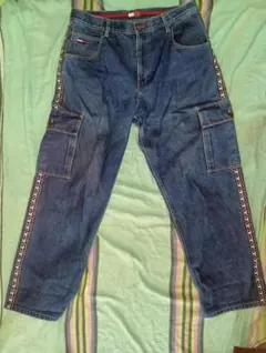 TOMMY JEANS カーゴパンツ デニム 90s 34incのサムネイル