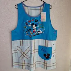 ミッキーマウス エプロン M-L