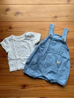 サロペット　Ｔシャツセット