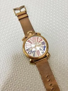 GaGa MILANO 腕時計 ゴールド メッシュベルトのサムネイル